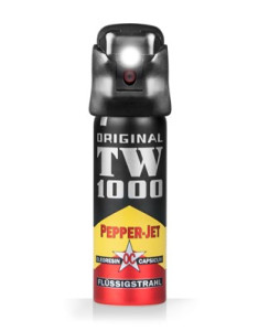 Gaz pieprzowy TW 1000 PEPPER-JET strumień 63ml + LED (1410.1) L313