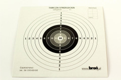 Tarcze papierowe 17x17 cm 100 szt. (3.1717)