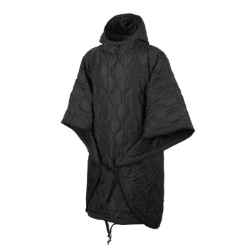 Poncho HELIKON SWAGMAN ROLL Basic - Polyester - Czarny - One Size (PO-SRB-PO-01)