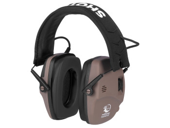 Słuchawki RealHunter Active ProSHOT BT brązowe (EM030 brown / tan)