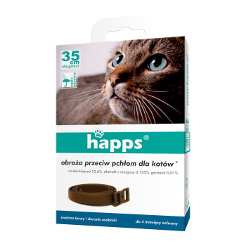 Obroża przeciw pchłom Happs dla kotów (596-001)