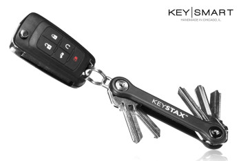 Organizer do kluczy KeySmart model KeyStax, czarny
