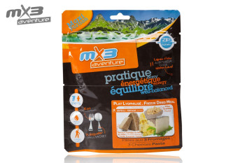 Jedzenie liofilizowane MX3 Aventure - Makaron 3 sery - Comte, Tomme, Emmental