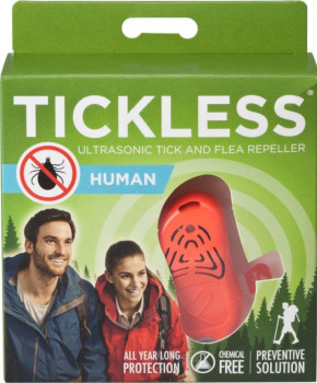 Odstraszacz kleszczy, ultradźwiękowy, dla ludzi TICKLESS HUMAN pomarańcz (PRO10-002)