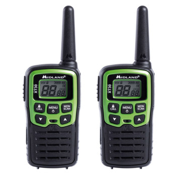 Radiotelefon Midland PMR XT30 czarno/zielone 2 sztuki (C1177) krótkofalówka
