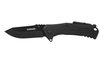 Nóż Schrade składany Ultra-Glide z krzesiwem i gwizdkiem - 1100046 