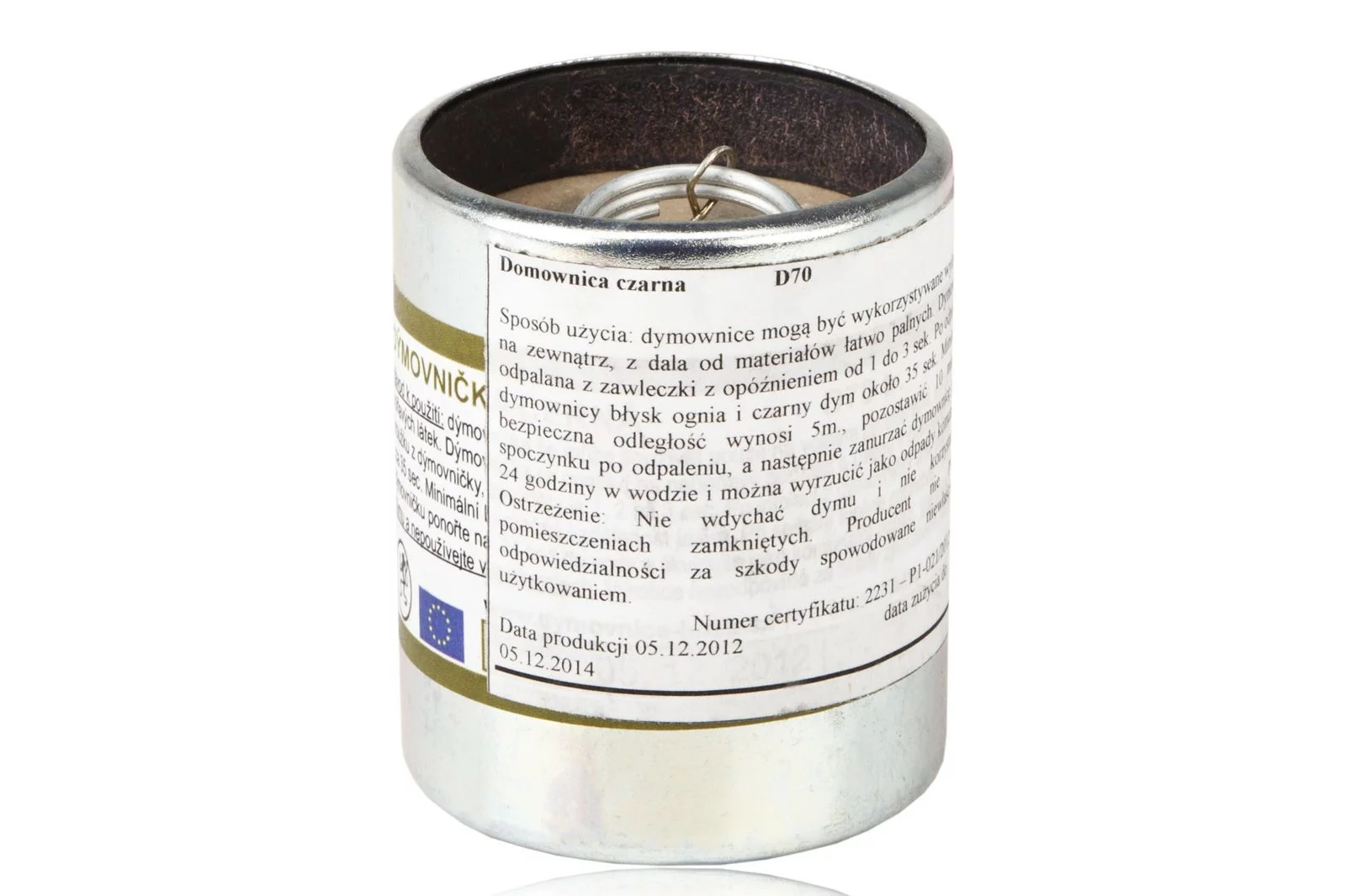 Zdjęcie produktu Świeca dymna D70, czarna 30 sekundowa