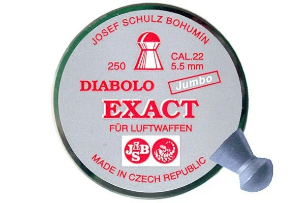 Zdjęcie produktu Śrut 5,51 mm Diabolo półokrągły JSB Exact Jumbo 250 szt.