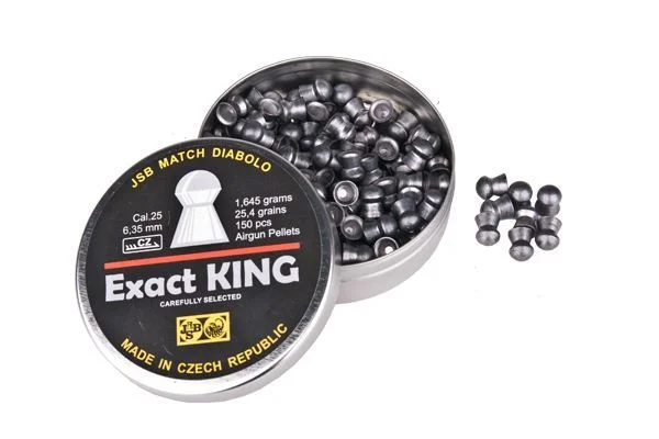 Zdjęcie produktu Śrut 6,35 mm Diabolo JSB Exact KING 150 szt. półokrągły