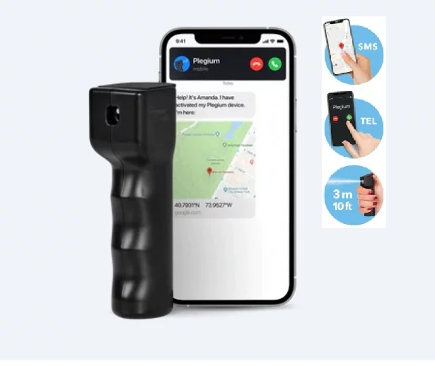 Zdjęcie produktu Gaz pieprzowy Plegium Smart Mini Black +GPS+SMS+TEL (SPSM-P-S-POL-BL-E)