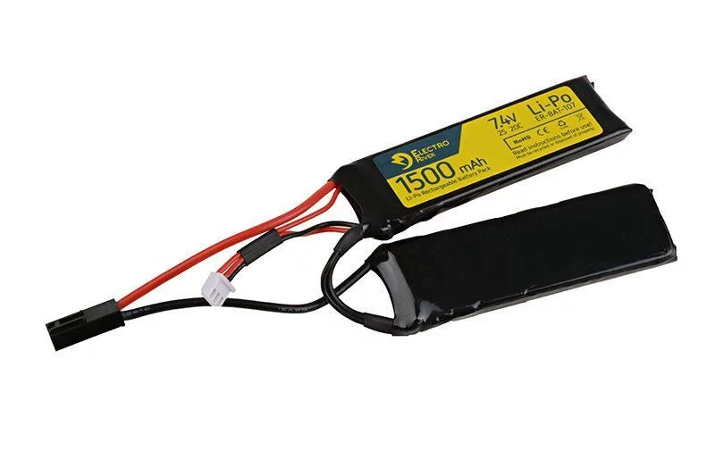 Zdjęcie produktu Akumulator LiPo 7,4V 1500mAh 20/40C - 2 modułowy (ELR-06-008304)