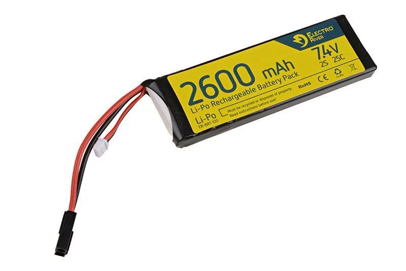 Zdjęcie produktu Akumulator LiPo 7,4V 2600mAh 25/50C (ELR-06-008317)