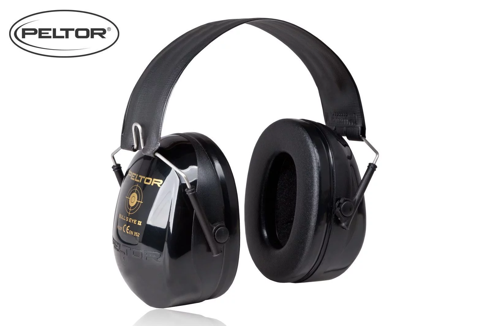 Zdjęcie produktu Słuchawki PELTOR Bulls Eye II, czarne ochronniki słuchuSłuchawki PELTOR Bulls Eye II, czarne ochronniki słuchu (H520F-440-SV)