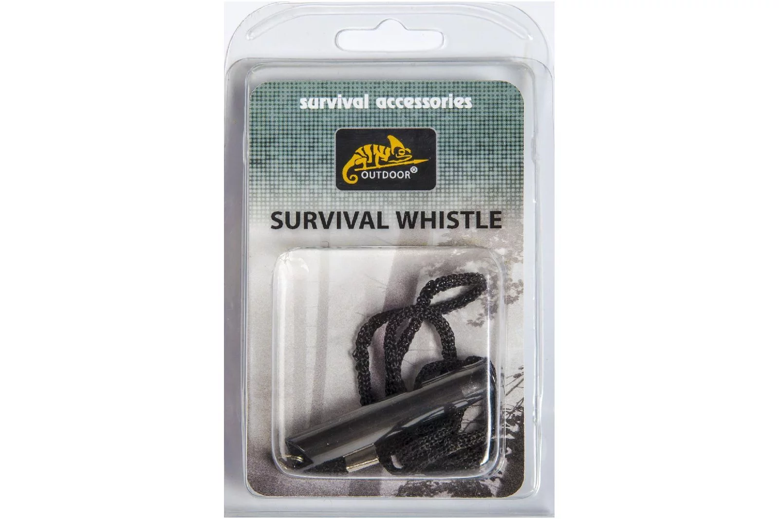 Zdjęcie produktu Gwizdek Przetrwania Helikon Aluminium Czarny-Black