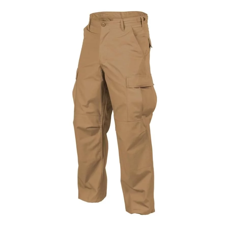 Spodnie bojówki Helikon BDU PolyCotton Ripstop Coyote (SP-BDU-PR-11)
