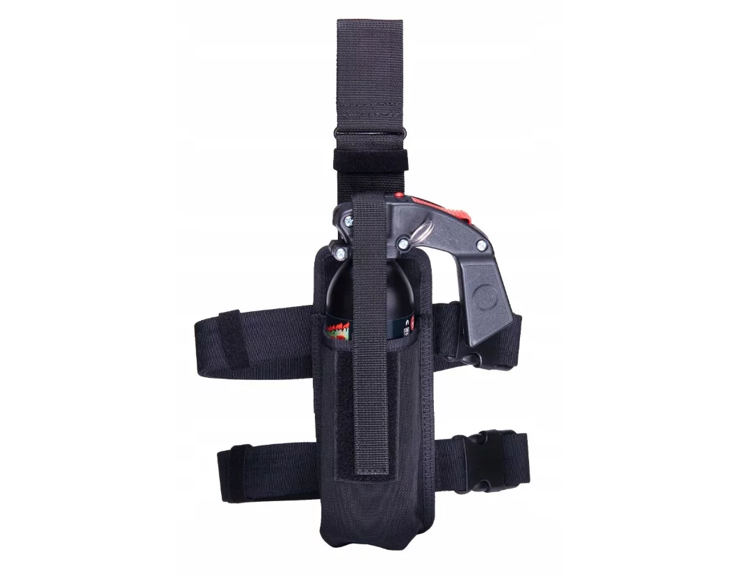 Zdjęcie produktu Kabura udowa GUARD z regulacją na gaz typu gaśnica 275 ml - 550 ml.