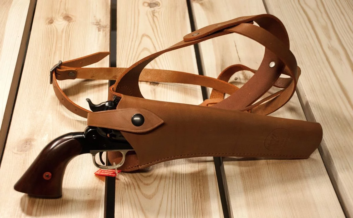 Zdjęcie produktu Kabura na Szelkach 8" Brązowa (K/GUN SZELKI BRĄZ 8)