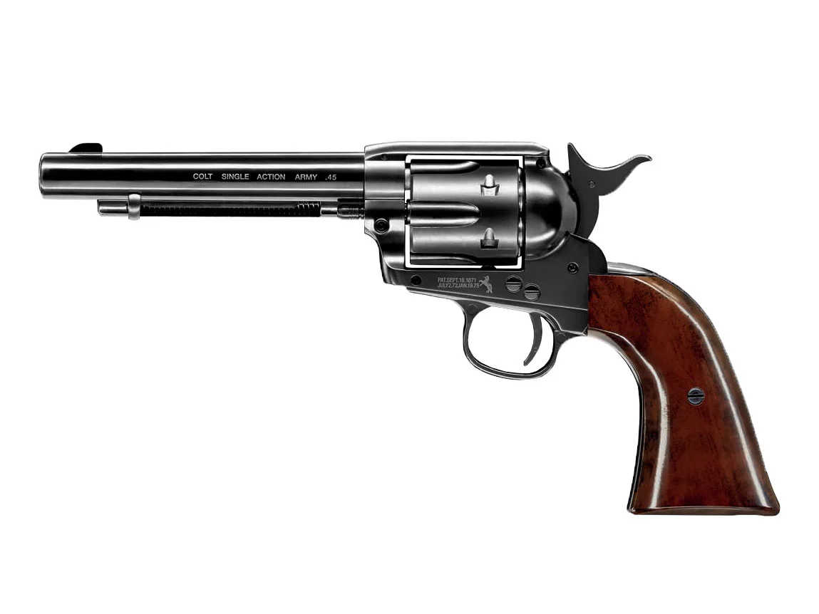 Zdjęcie produktu Rewolwer wiatrówka COLT Peacemaker SAA blue 4,5 mm BB 6-strzał. CO2 (5.8308)