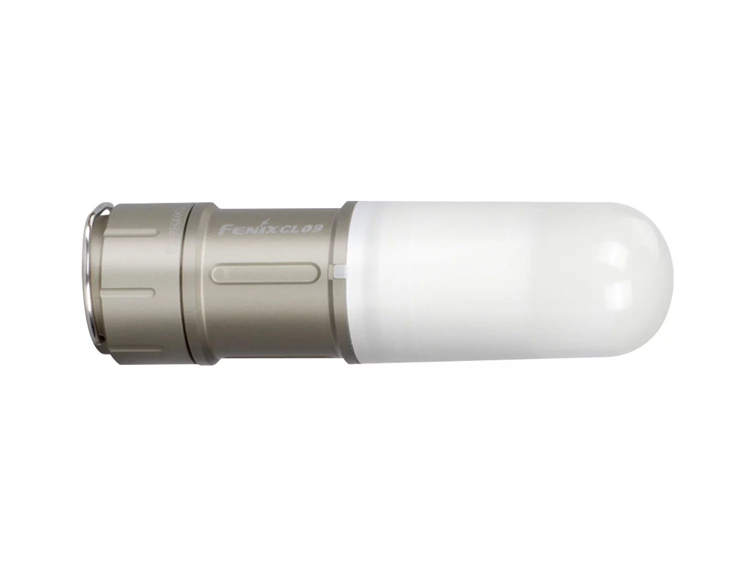 Zdjęcie produktu Latarka diodowa Fenix CL09 - kempingowa szara (039-312)