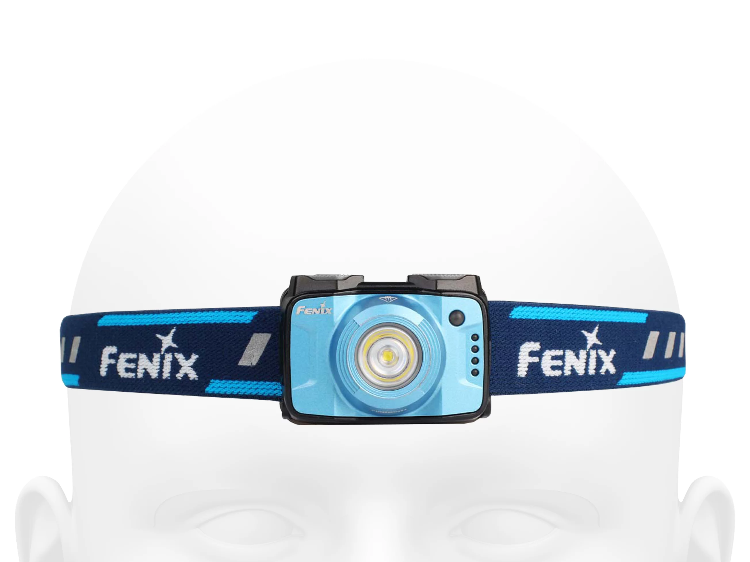 Zdjęcie produktu Latarka czołowa Fenix HL12R niebieska (039-340)