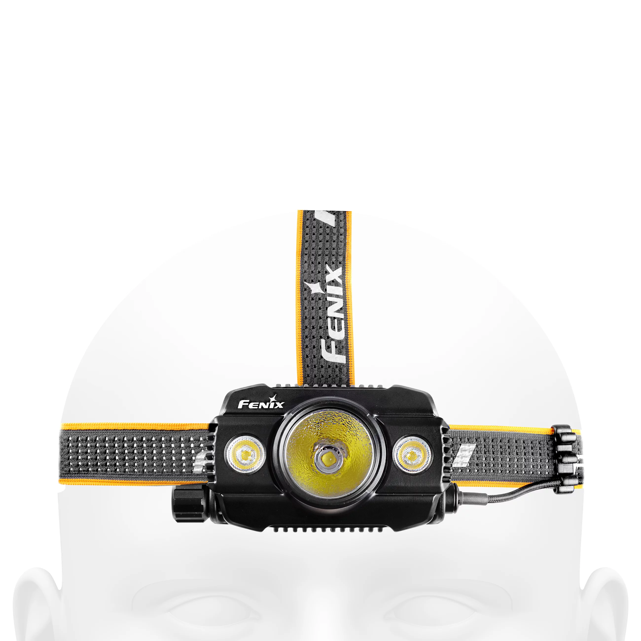 Zdjęcie produktu Latarka diodowa Fenix HP30R V2.0 - czołówka czarna (HP30R V2.0 black)