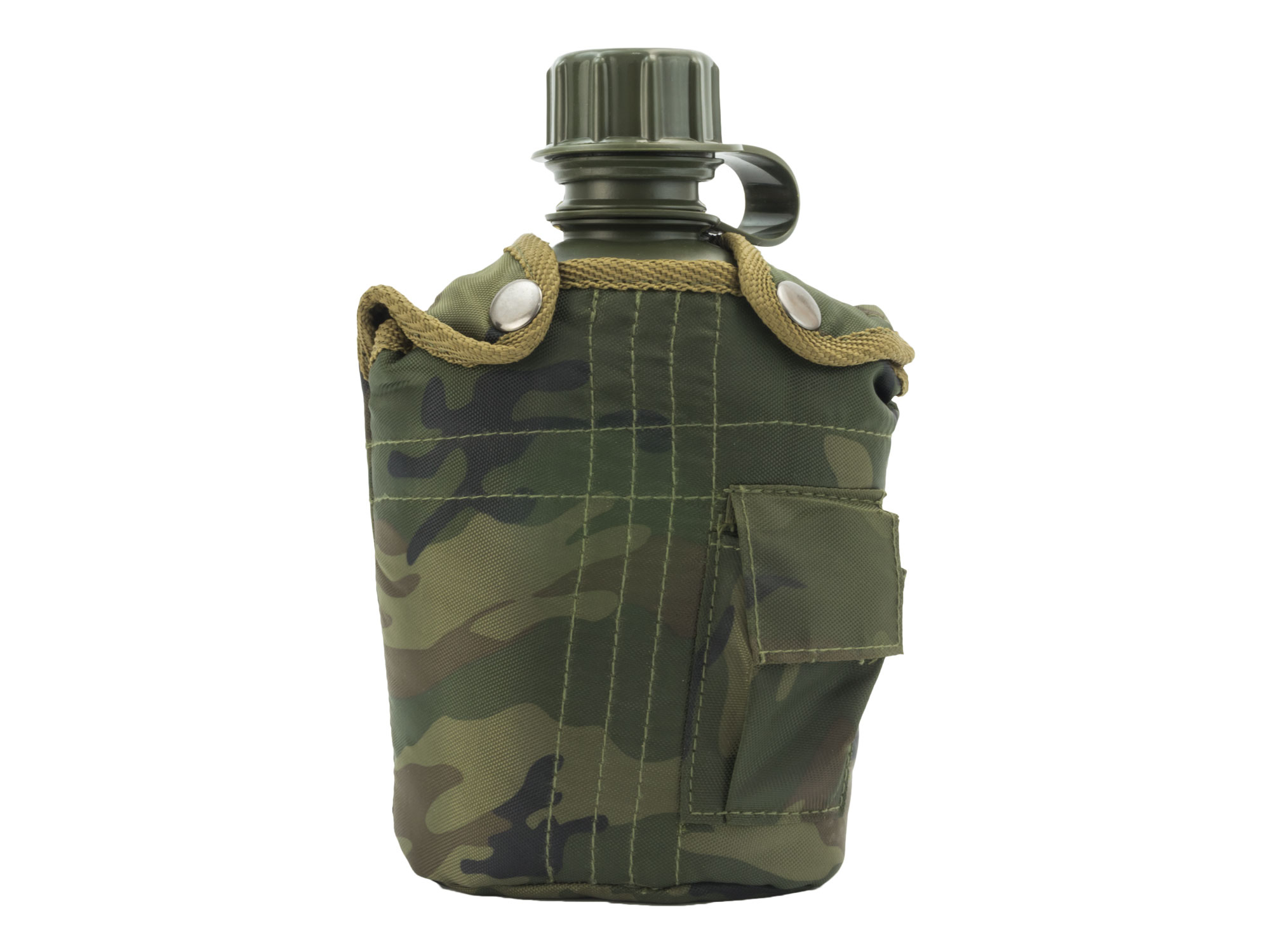 Manierka w pokrowcu MFH - woodland (33223T)-Zdjęcie-0