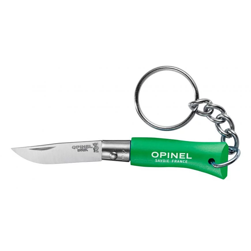 Nóż brelok Opinel Colorama 02 inox grab zielony (002273)