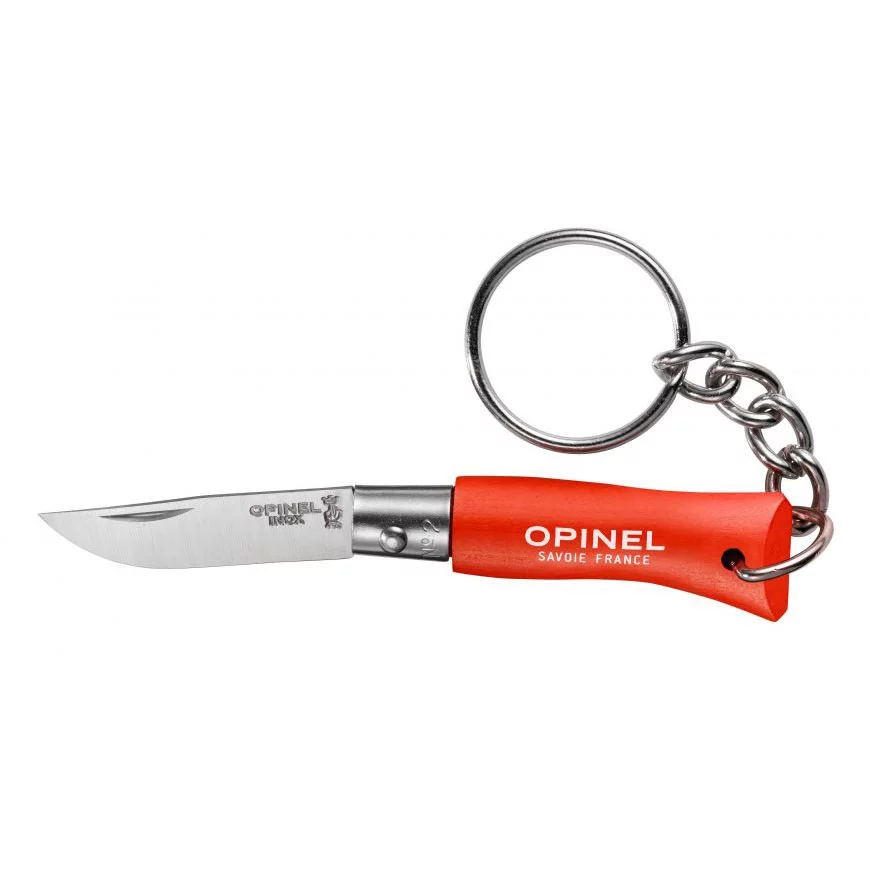 Zdjęcie produktu Nóż brelok Opinel Colorama 02 inox grab pomarańczowy (002272)