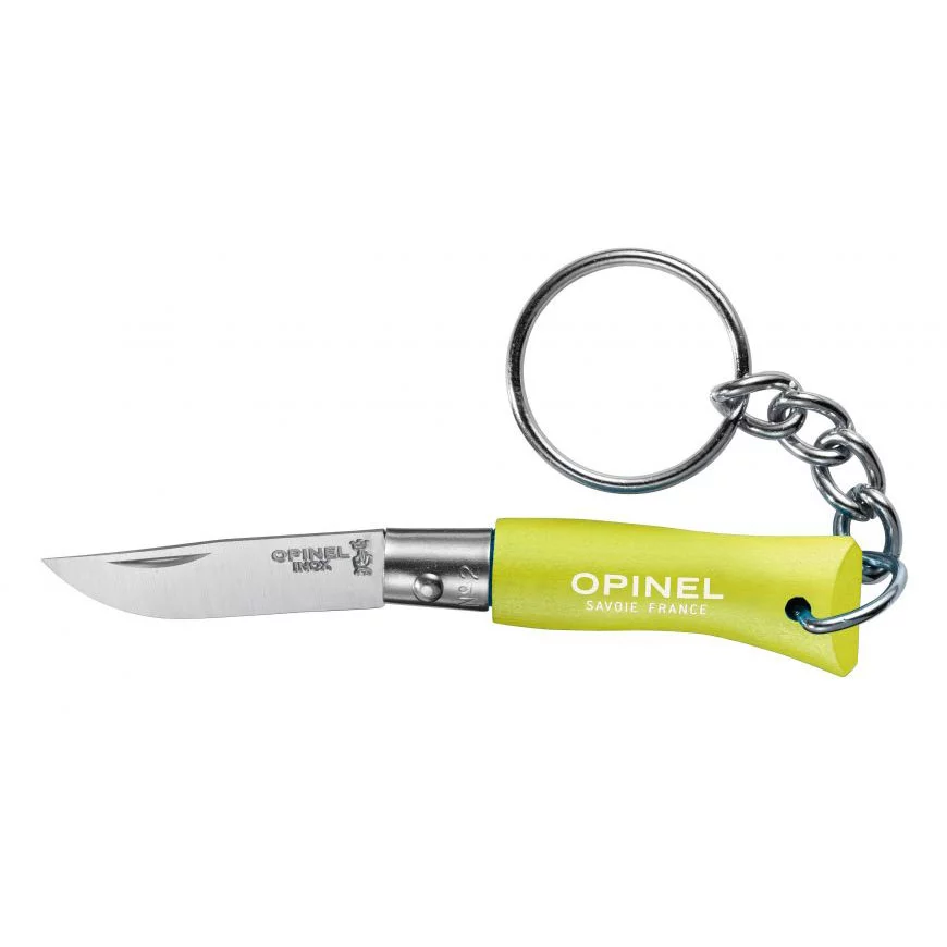 Zdjęcie produktu Nóż brelok Opinel Colorama 02 inox grab jasnozielony (002271)