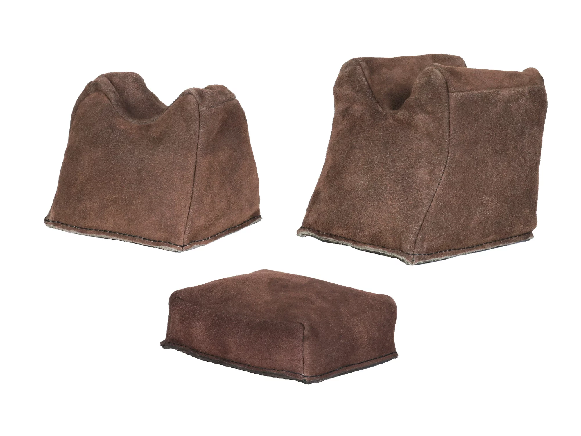 Zdjęcie produktu Poduchy do przystrzeliwania Outdoor Connection Bench Bags 3-cz. brązowe skórzane (BRB3LEA-28031)