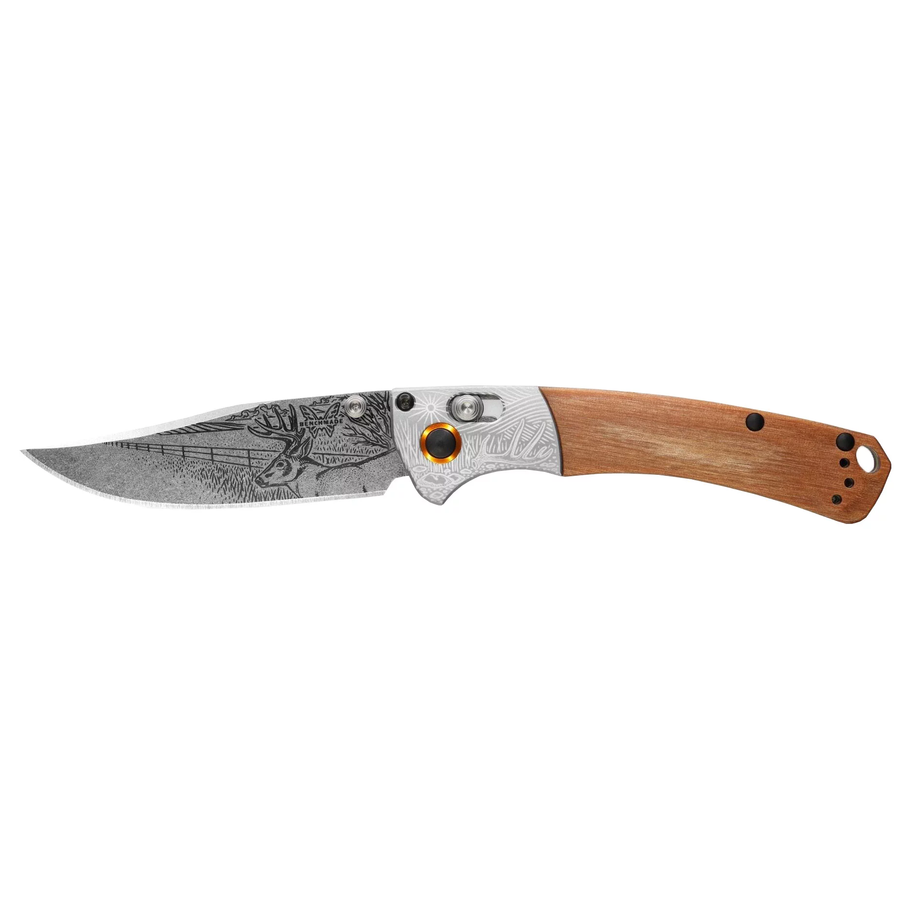 Zdjęcie produktu Nóż Benchmade 15085-2202 Mini Crooked River Whitetail (15085-2202)