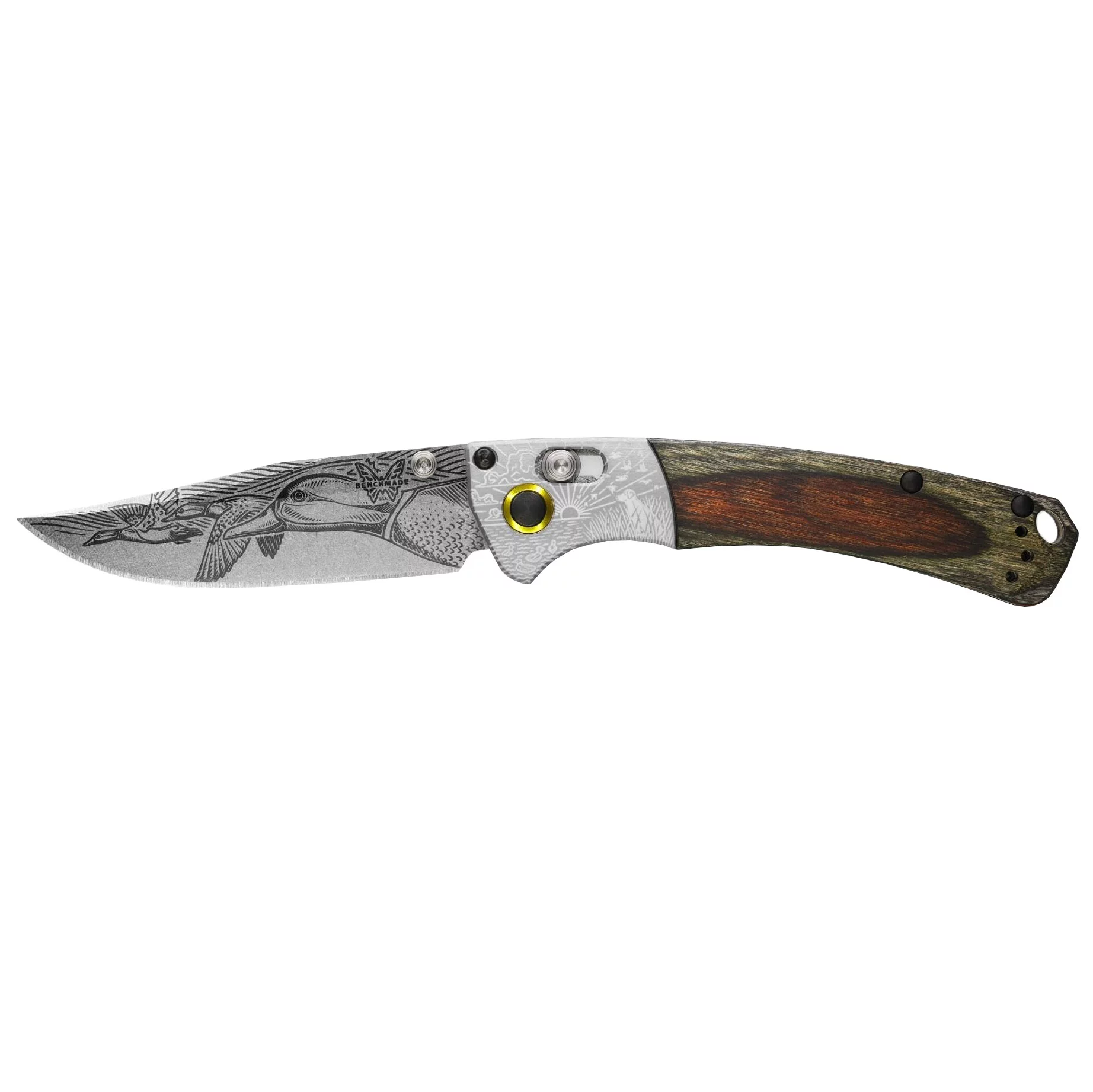Zdjęcie produktu Nóż Benchmade 15085-2203 Mini Crooked River Mallard (15085-2203)