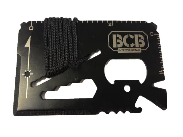 Zdjęcie produktu Multitool karta wielofunkcyjna BCB Mini Work Tool Black (CM024B)
