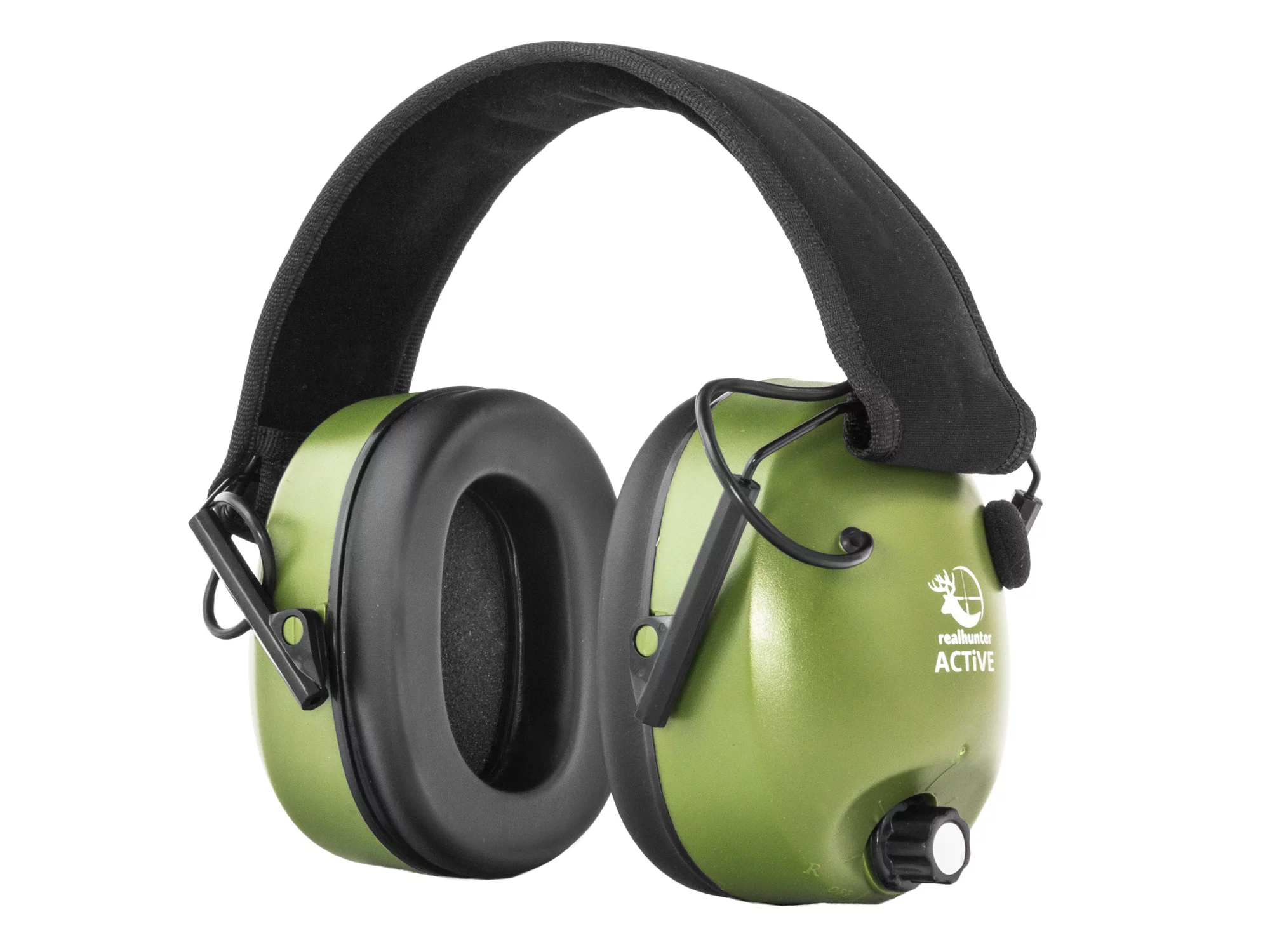 Zdjęcie produktu Słuchawki RealHunter Active oliwkowe (LE-401A olive)