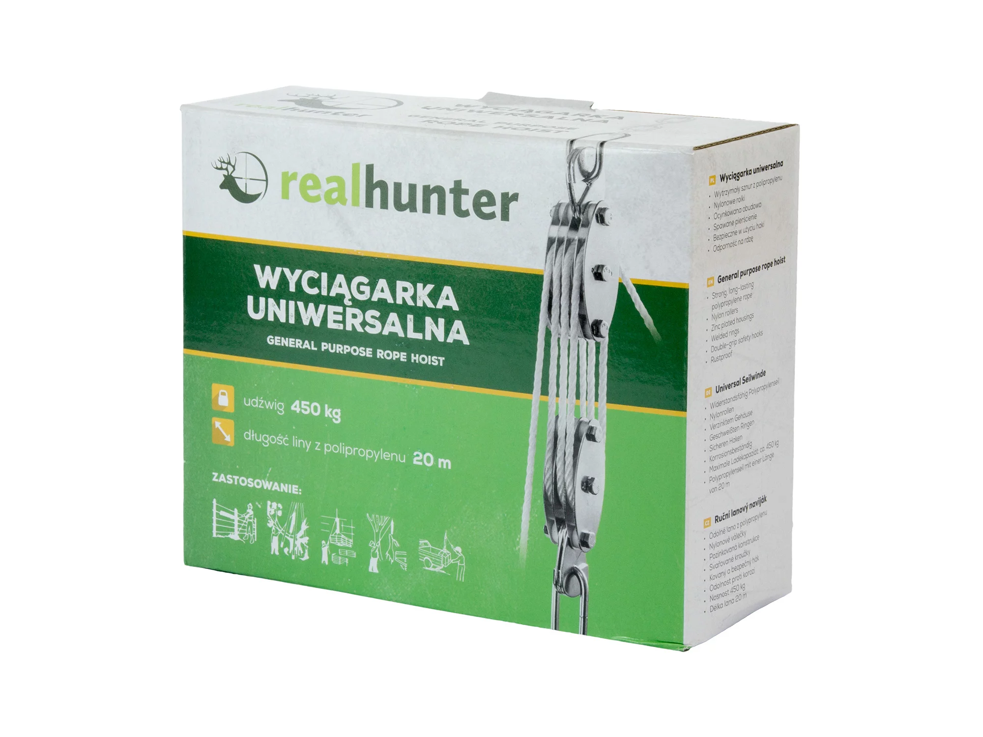 Zdjęcie produktu Wyciągarka do 450 kg RealHunter (CD-RH02/C71)