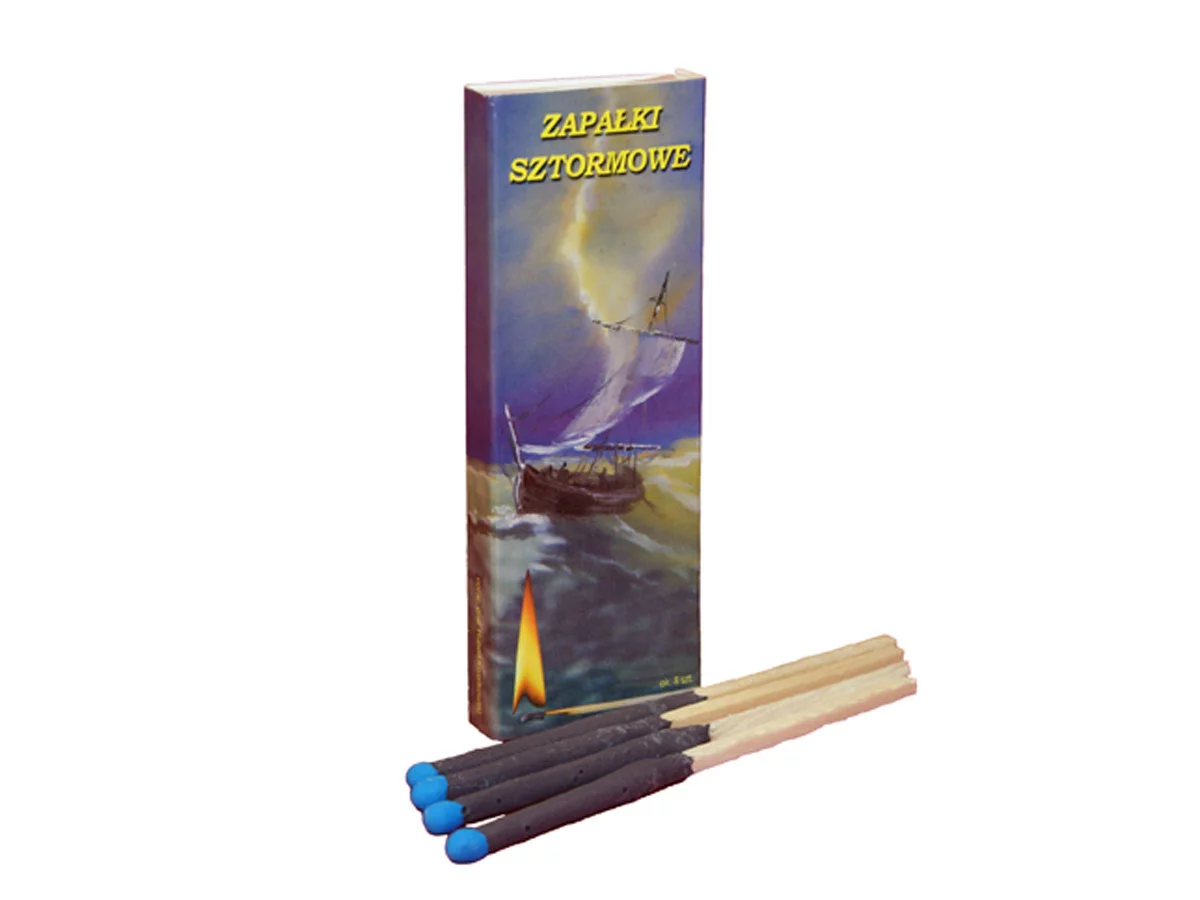Zdjęcie produktu Zapałki sztormowe (42/H 8 sztuk)