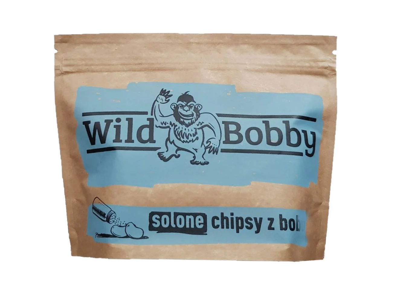 Zdjęcie produktu Chipsy z bobu Wild Bobby 100 g solone (465-004)