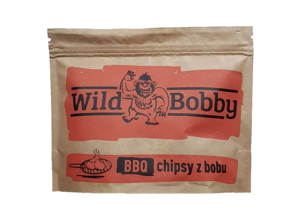 Zdjęcie produktu Chipsy z bobu Wild Bobby 100 g BBQ (465-005)