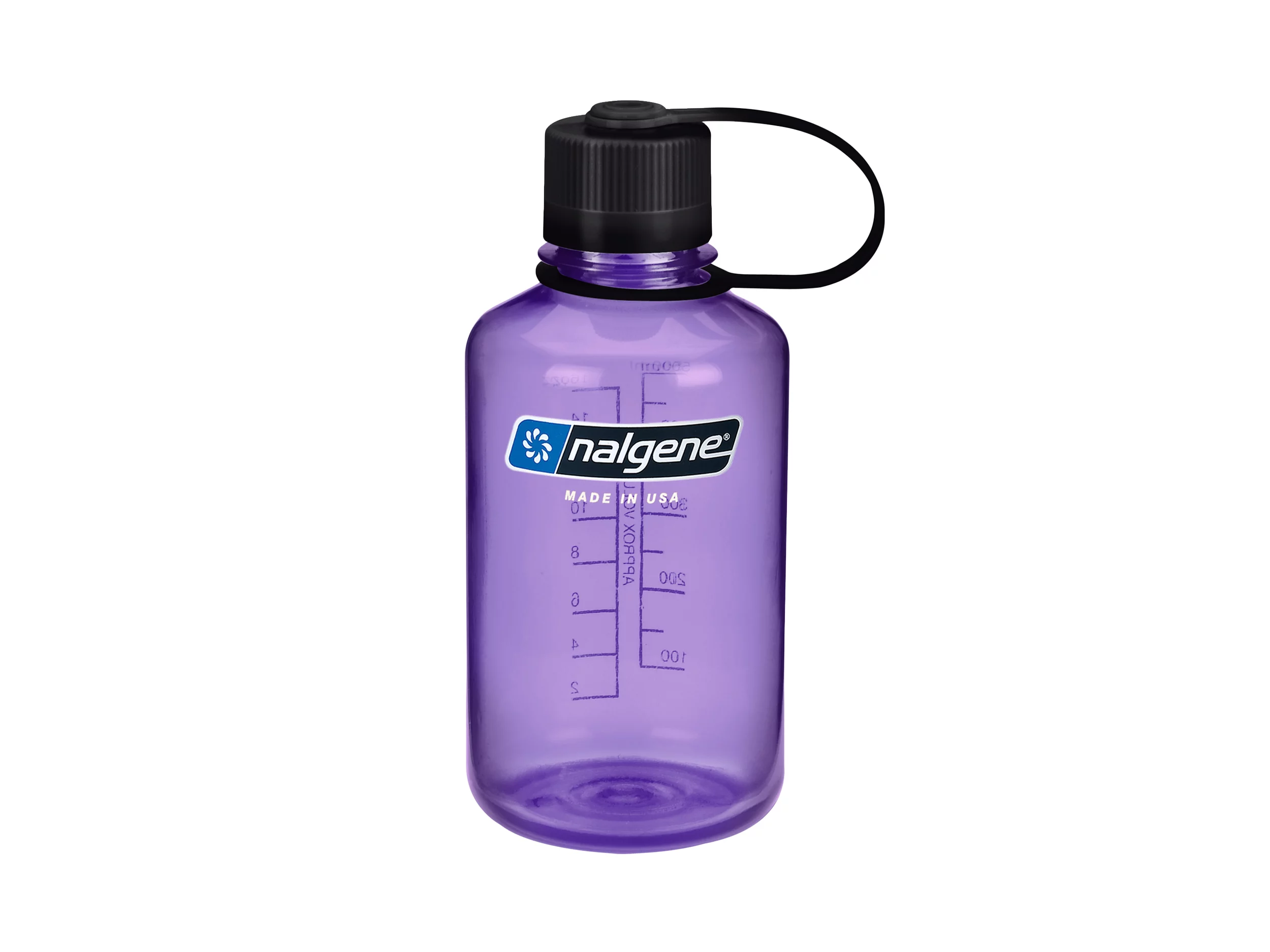 Zdjęcie produktu Butelka Nalgene Narrow Mouth 0,5 l fioletowa z wąskim wlewem (2078-2035)