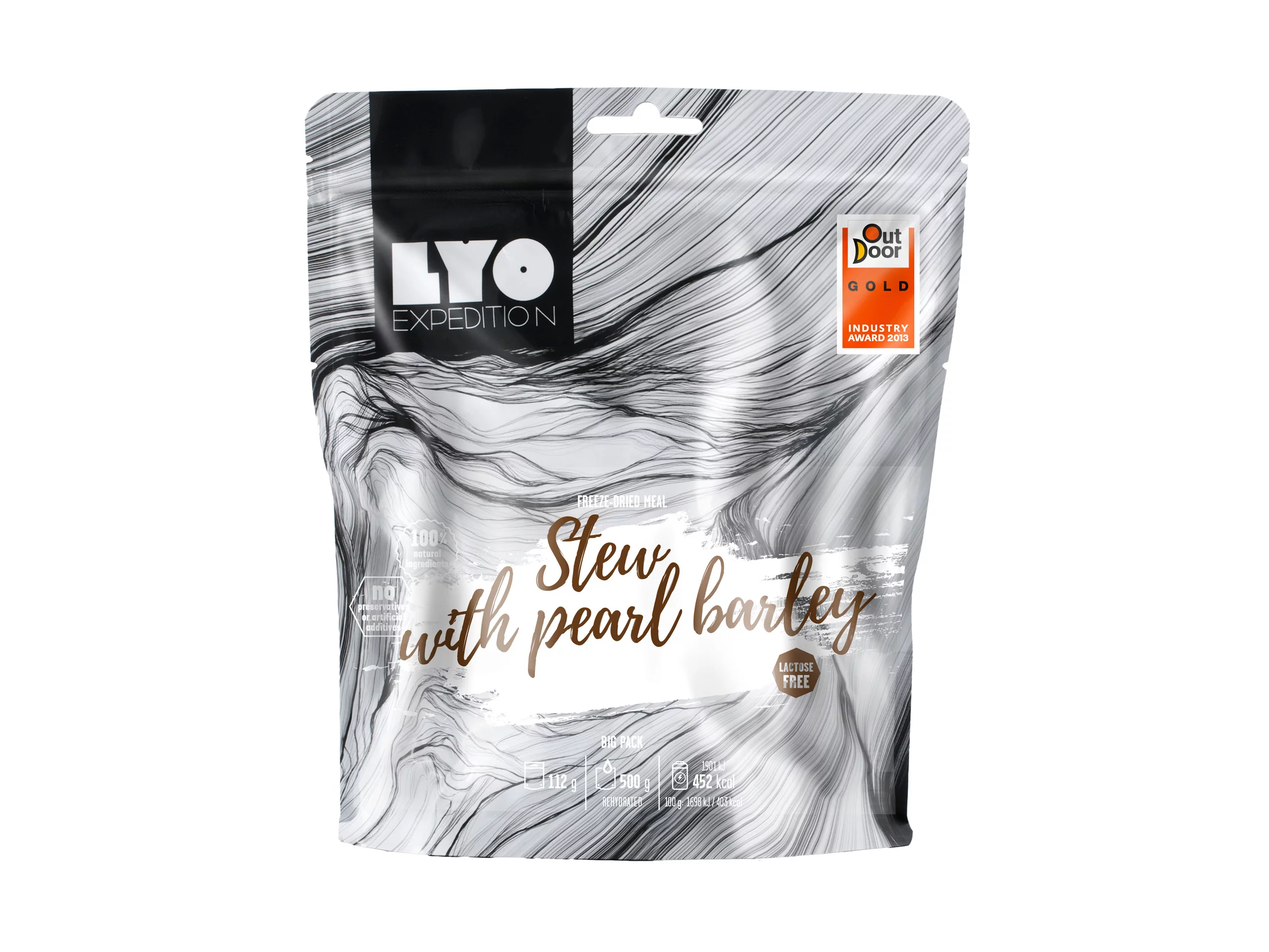 Zdjęcie produktu Żywność liofilizowana LyoFood Gulasz wieprzowy z kaszą 370 g (KE-D08M-1A1)