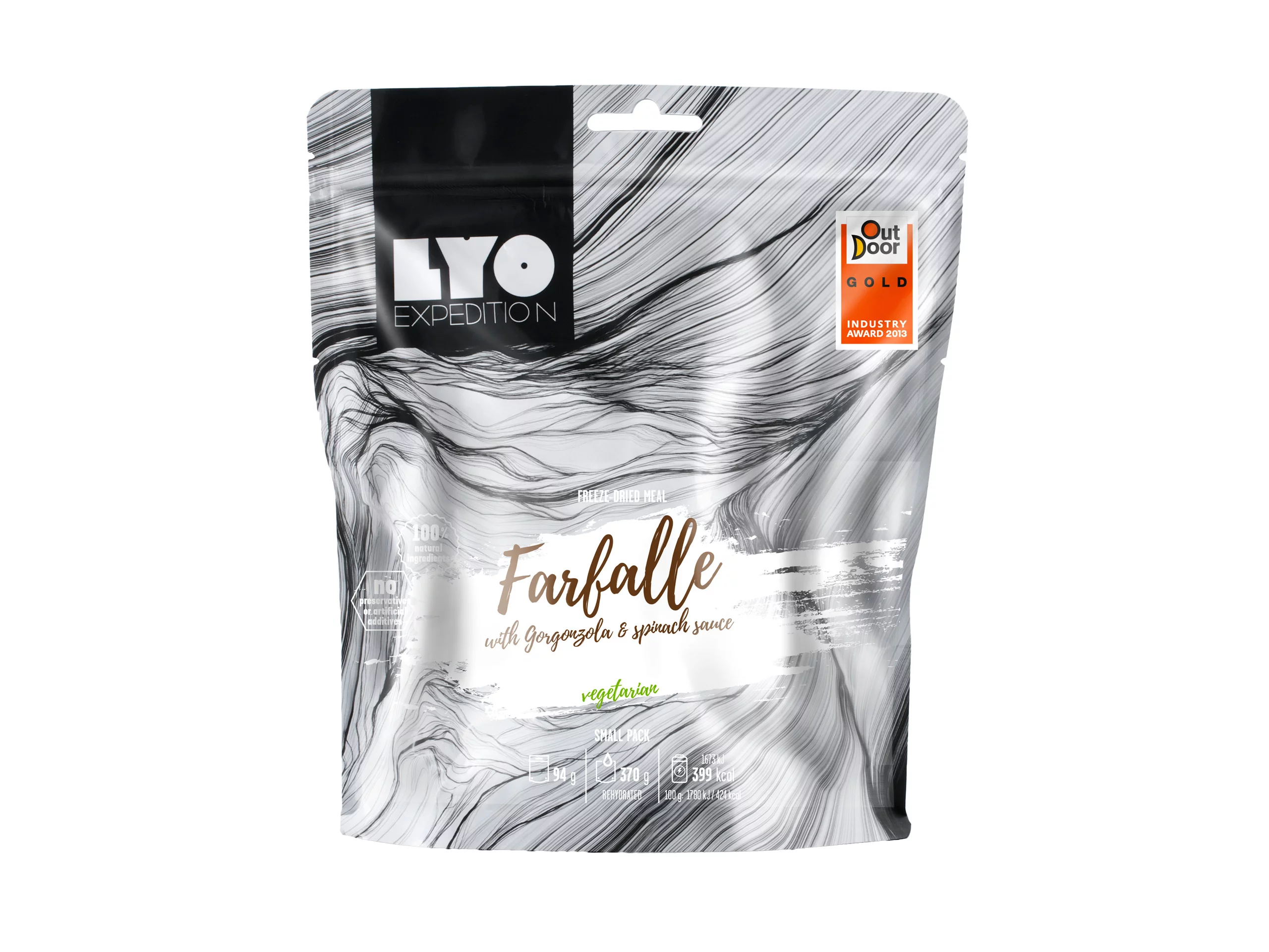 Zdjęcie produktu Żywność liofilizowana LyoFood Farfalle szpinakowo - serowe 500 g (KE-D11T-1A2)