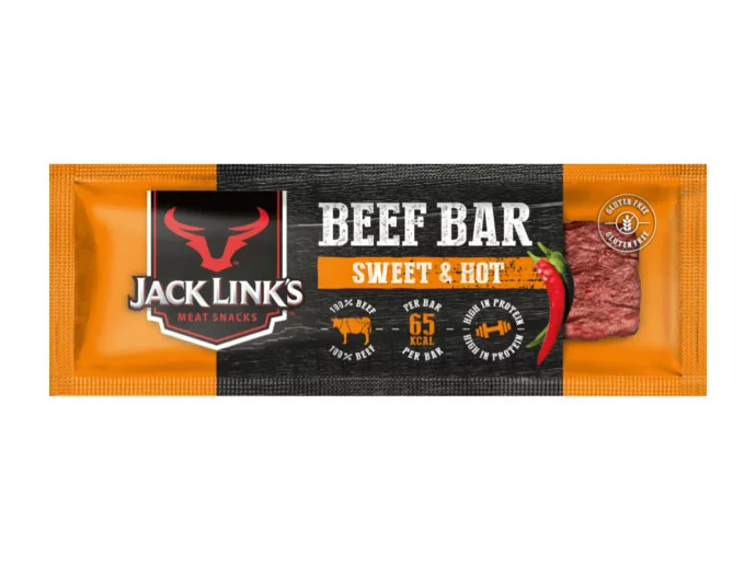 Zdjęcie produktu Wołowina suszona Jack Link's Beef Bar słodko-ostra 22,5 g (10000031537)
