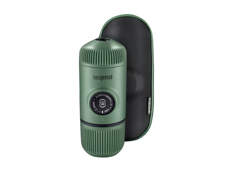 Zdjęcie produktu Podróżny ekspres Wacaco Nanopresso Moss Green z etui (550-014)