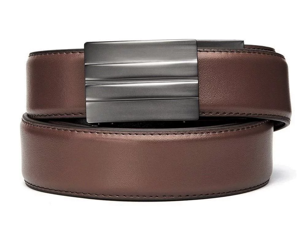 Pasek do spodni KORE Essentials X2 skórzany brązowy (X2GUNBRN)