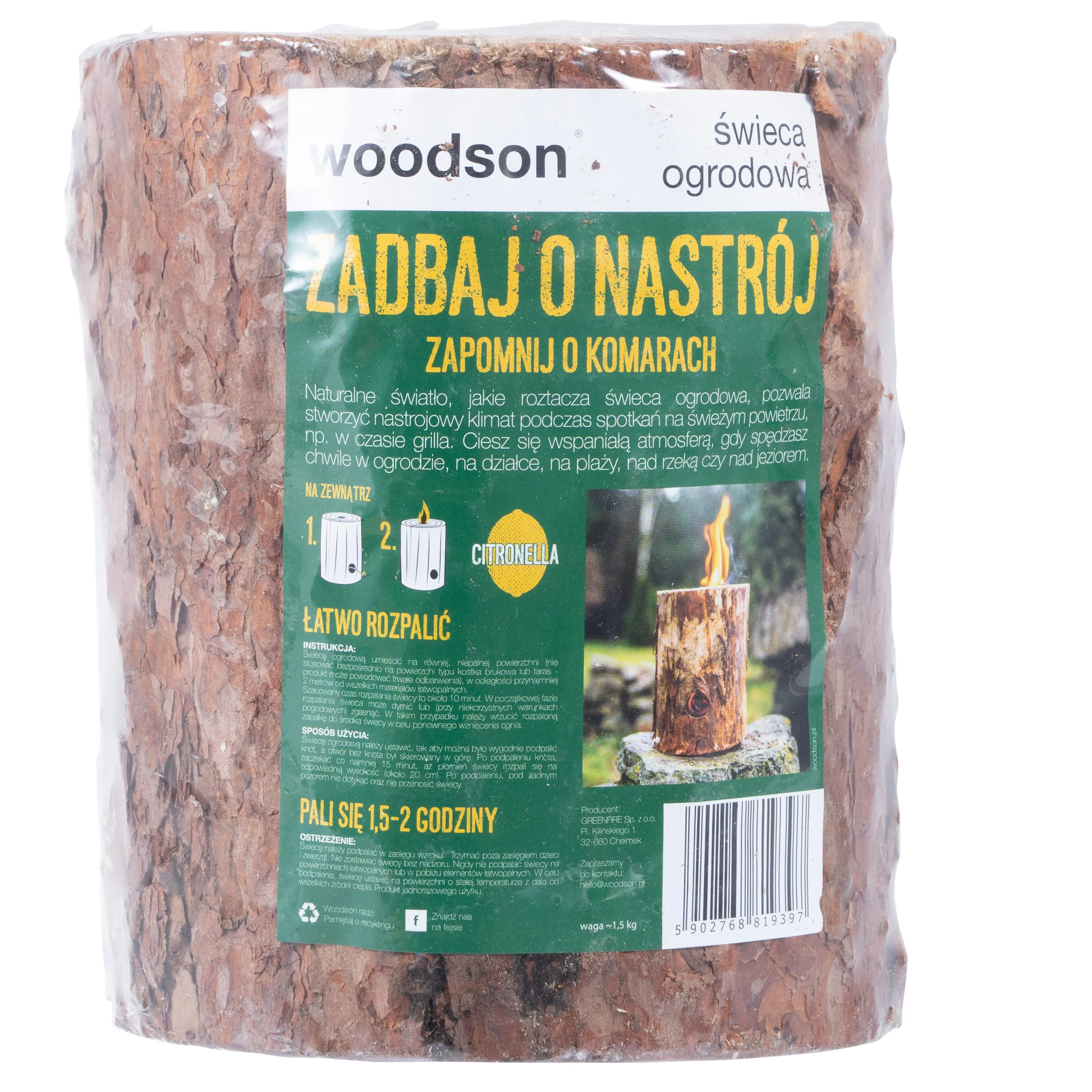 Zdjęcie produktu Świeca ogrodowa Woodson Citronella (W07PL)