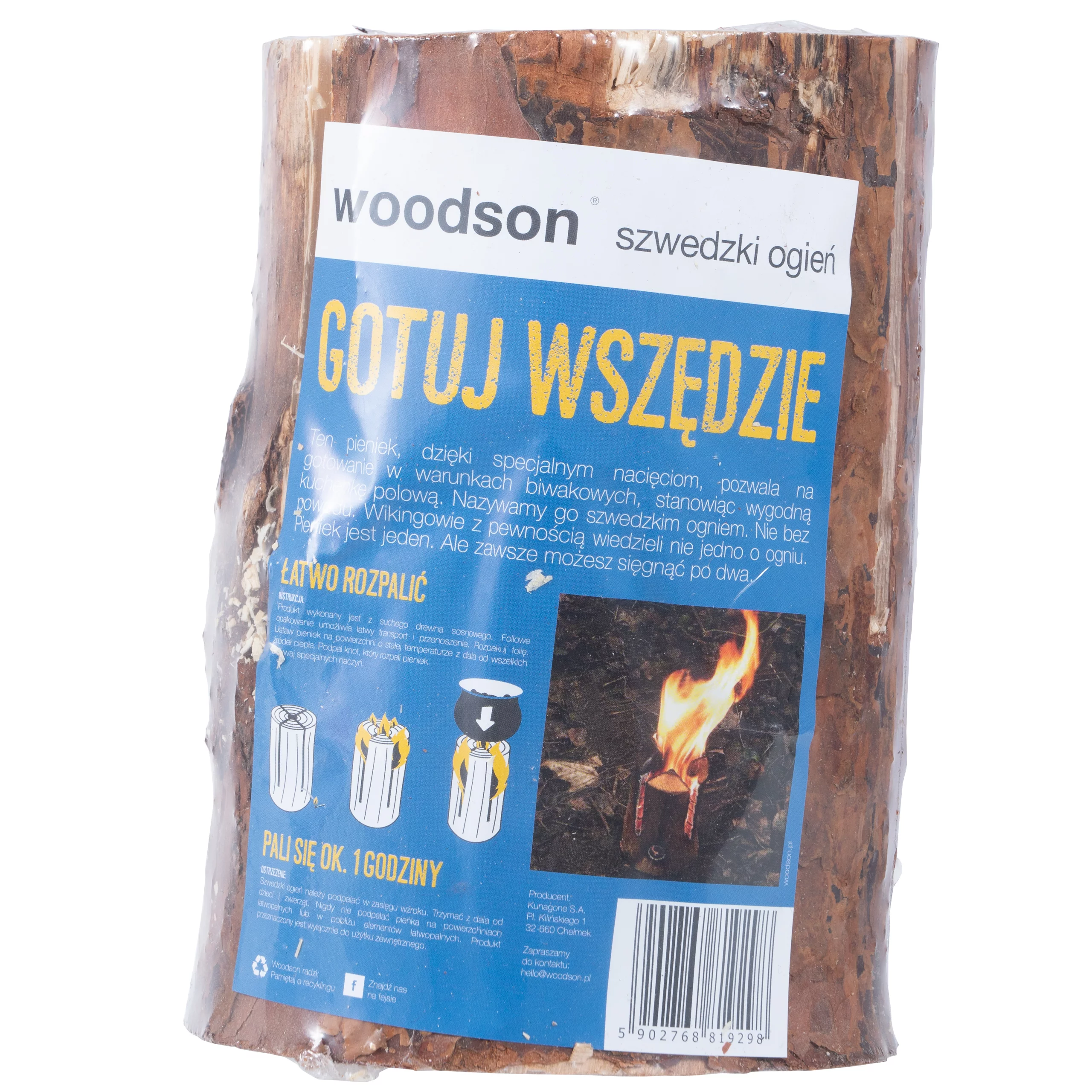 Zdjęcie produktu Rozpałka Ogień szwedzki Woodson (W08PL)