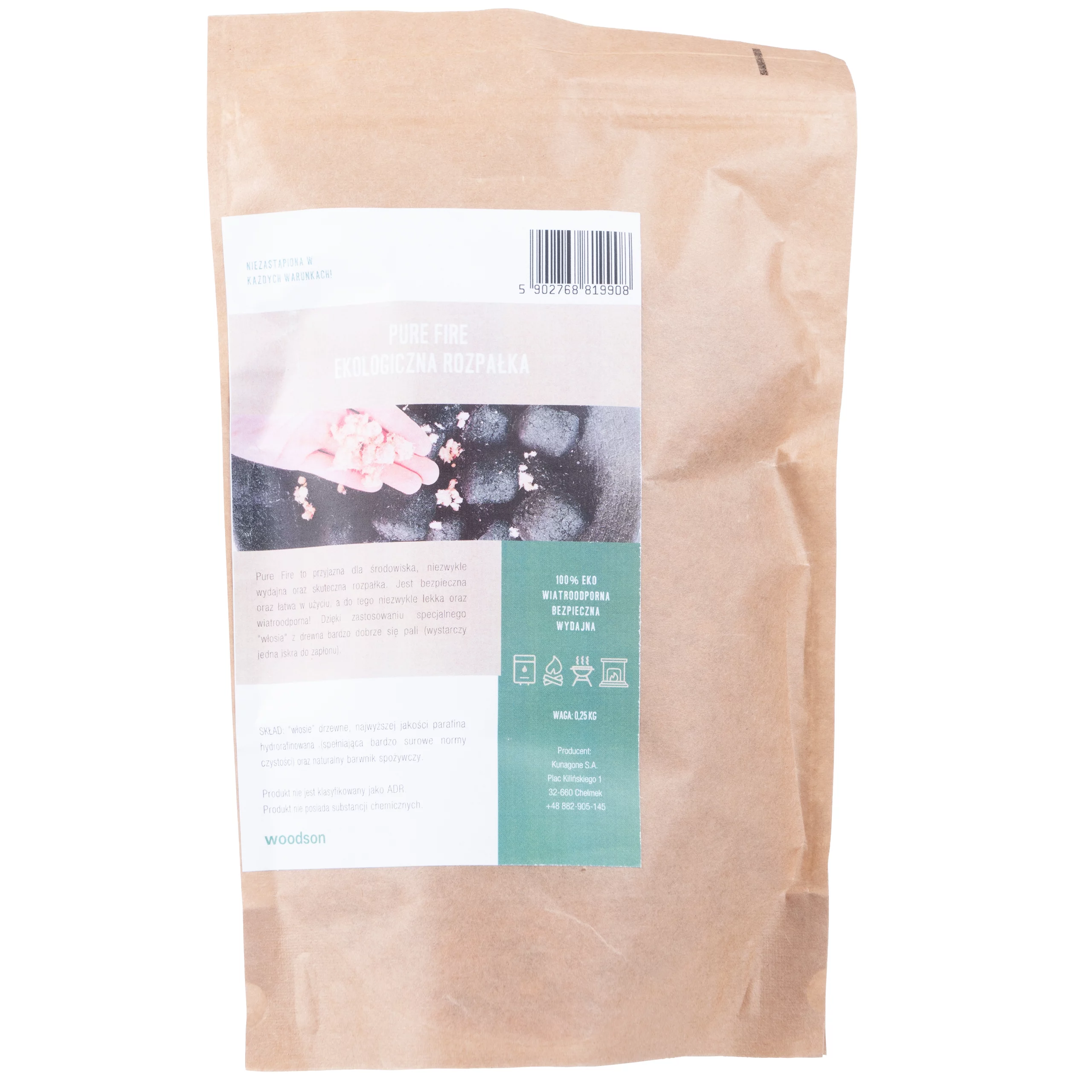 Zdjęcie produktu Rozpałka eko Woodson 0,25 kg (W12PL)