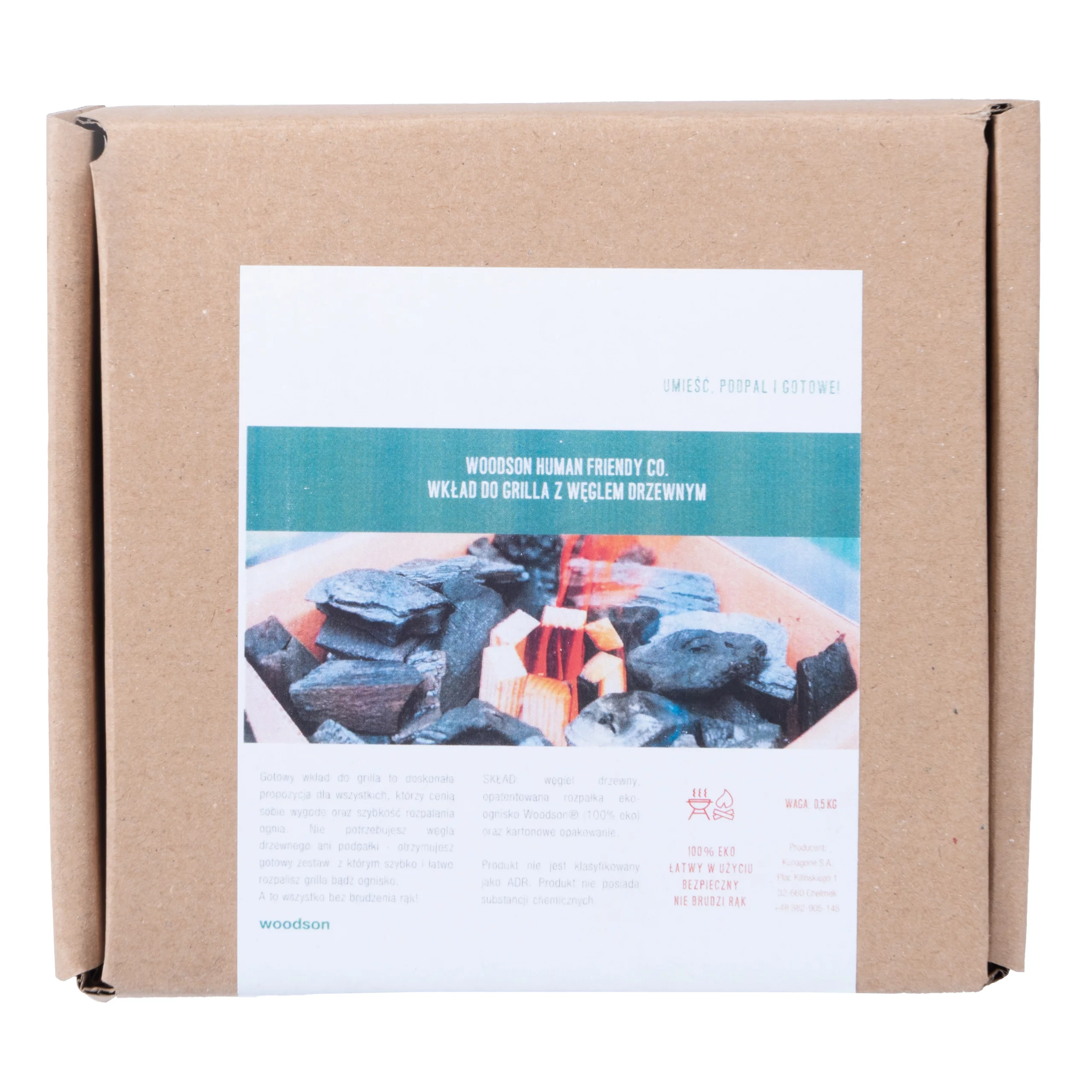 Zdjęcie produktu Rozpałka Woodson wkład do grilla z węglem (W14PL)