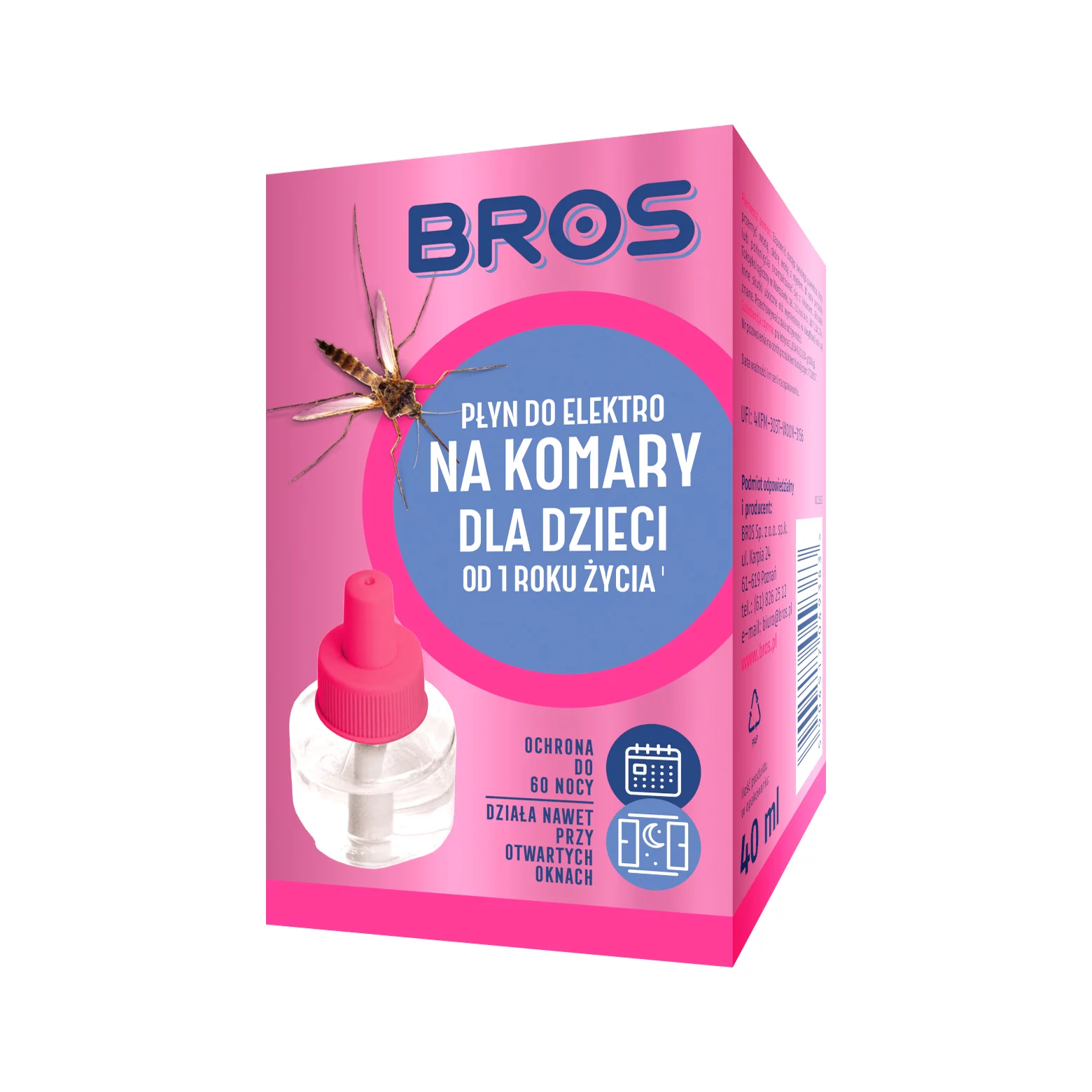 Zdjęcie produktu Płyn do elektro Bros na komary dla dzieci (454)