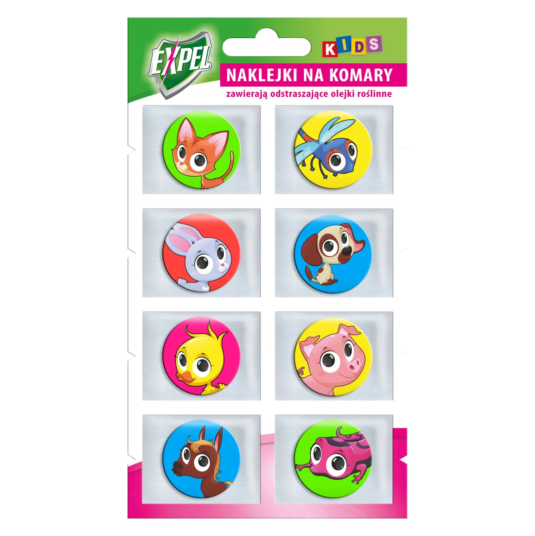 Naklejki dla dzieci Expel na komary 8 szt. (599-003)